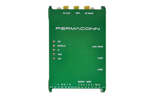 Cable Theft Din Mount Device - protects up to 12 cables, protects AC and pulsed DC supply cables, excl. Rogowski coils on input