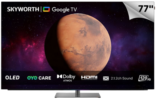 Skyworth 77 Inch Sxf9850 Oled Uhd Google Tv