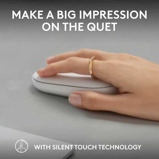 Logitech Pebble 2 M350s White Bluetooth Mouse