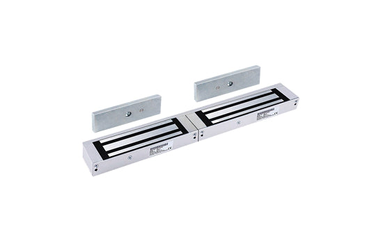 Electro Magnetic Double Swing Door Lock - 12VDC or 24VDC, 136kg holding force