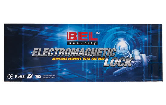 Electro Magnetic Lock - 12VDC or 24VDC input voltage, 272kg holding force