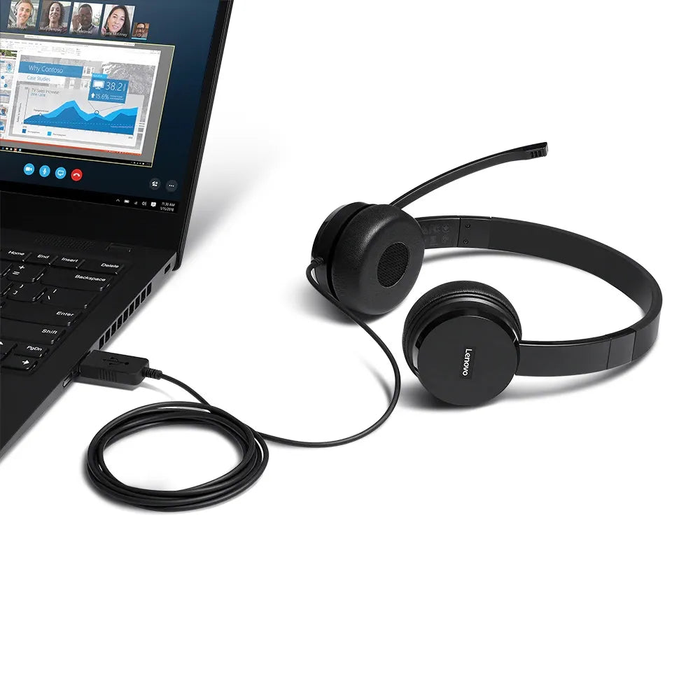 LENOVO 100 USB HEADSET - Guards On Duty Shop & Security Guards