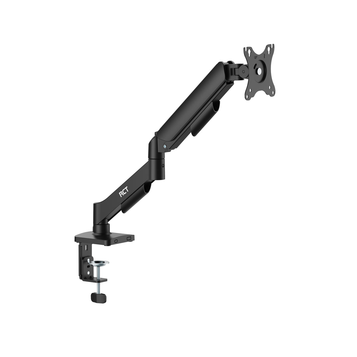 BRACKET 17'' - 32'' single monitor mount; gas spring: tilt; swivel & rotate; VESA Compatible: 75x75 & 100x100; up to 9Kg's