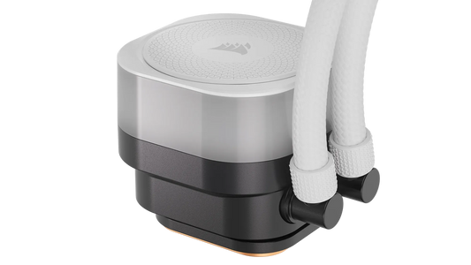 Corsair iCUE LINK TITAN 360 RX RGB Liquid CPU Cooler - White _ RX120 RGB Fans _ Fits Intel LGA 1851/1700; AMD® AM5/AM4.