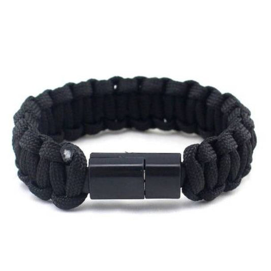 PARACORD BRACELET WITH USB CHARGER FOR I PHONE