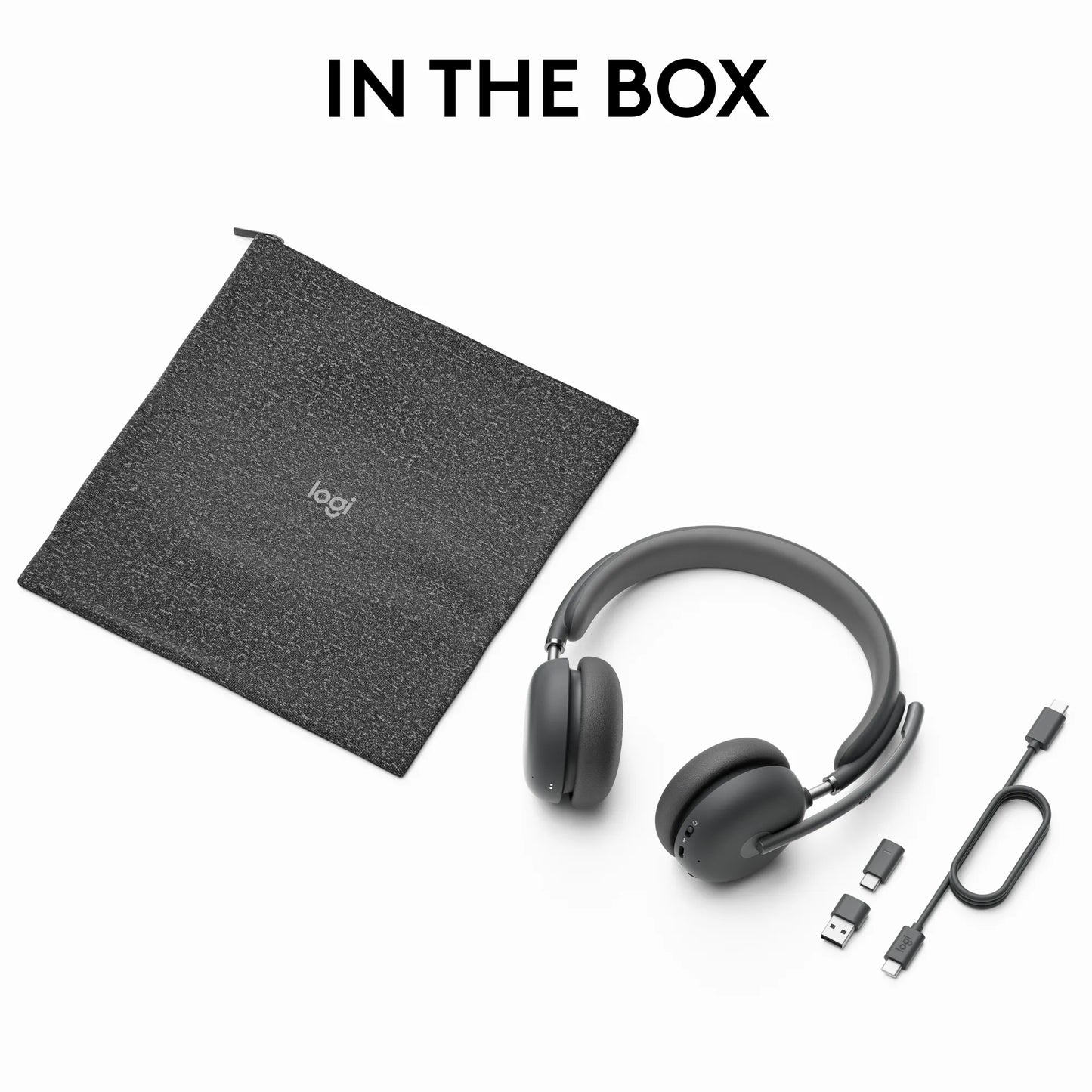 Logitech Zone Wireless 2 UC - GRAPHITE,TEAMS - 2.4GHZ/BT