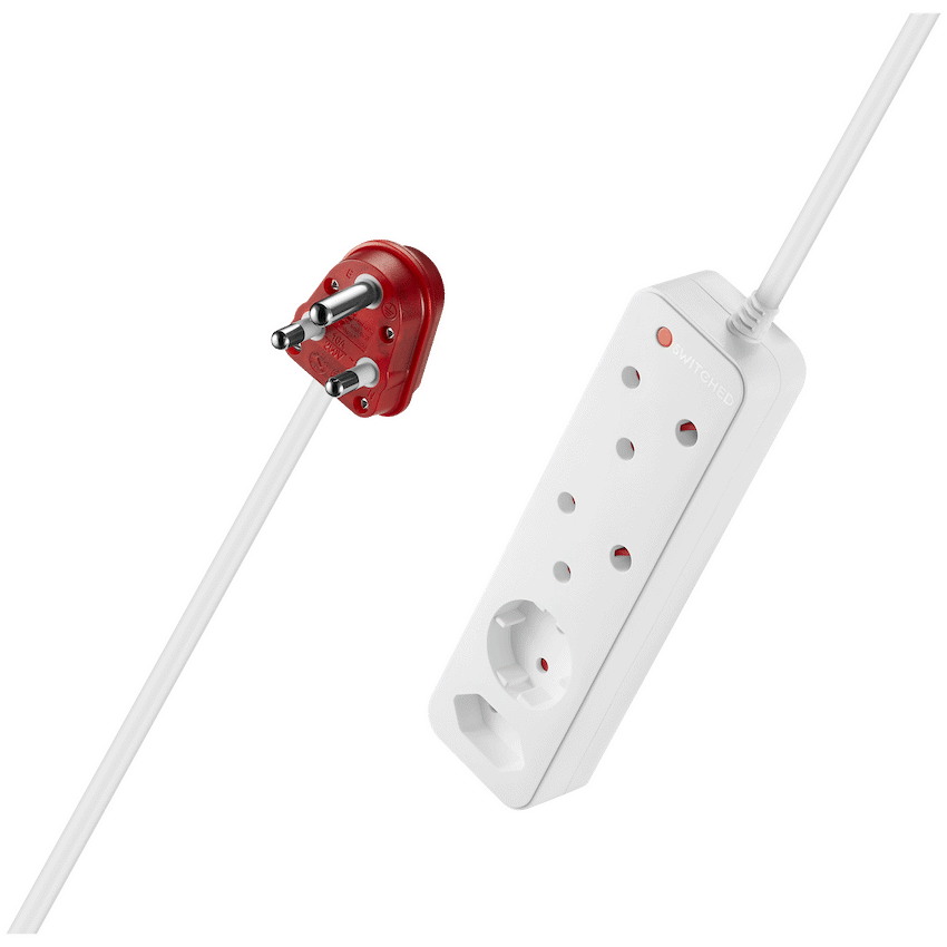 Switched High Surge 4-Way Multiplug 3m 1140J