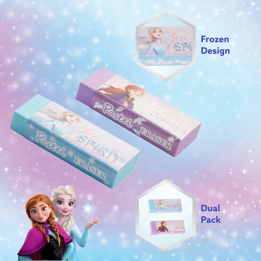 Frozen 2 Pastel Colour Erasers - Multi - Guards On Duty Shop & Security Guards