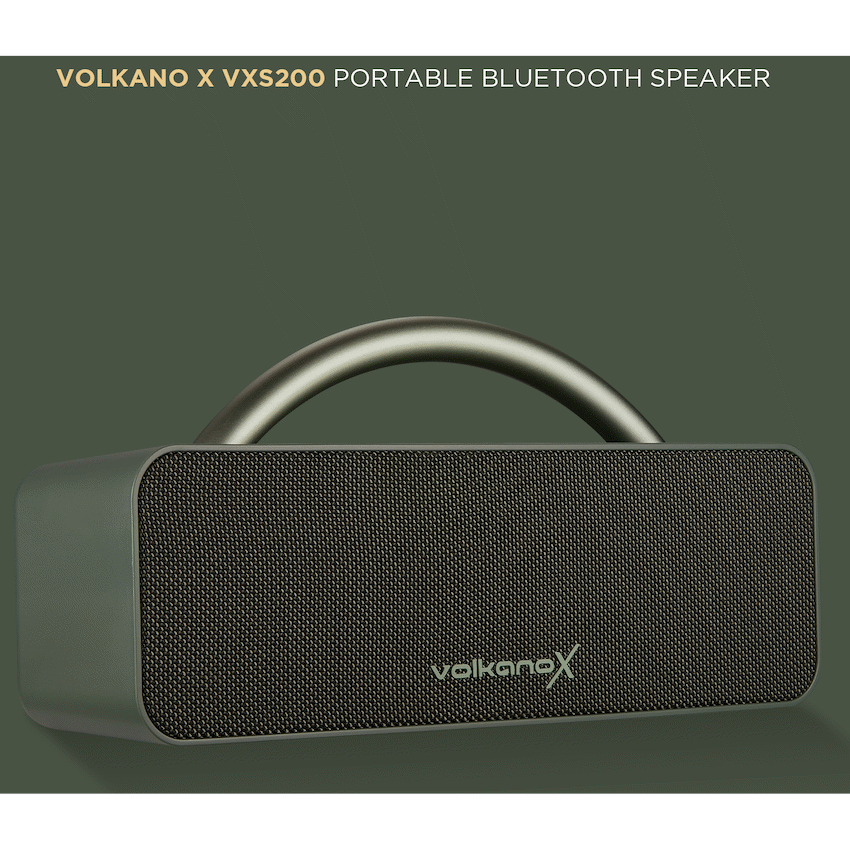 VolkanoX VXS200 Portable Bluetooth Speaker - Green