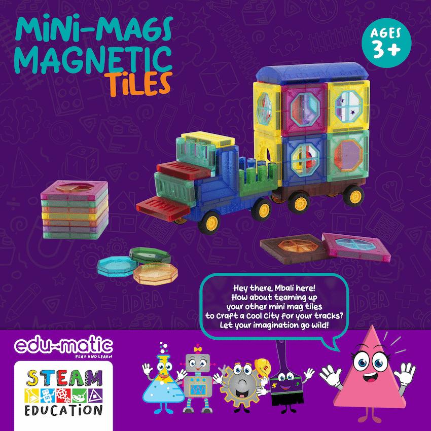 43 Magnetic Tiles with Windows and Car Parts - Guards On Duty Shop & Security Guards