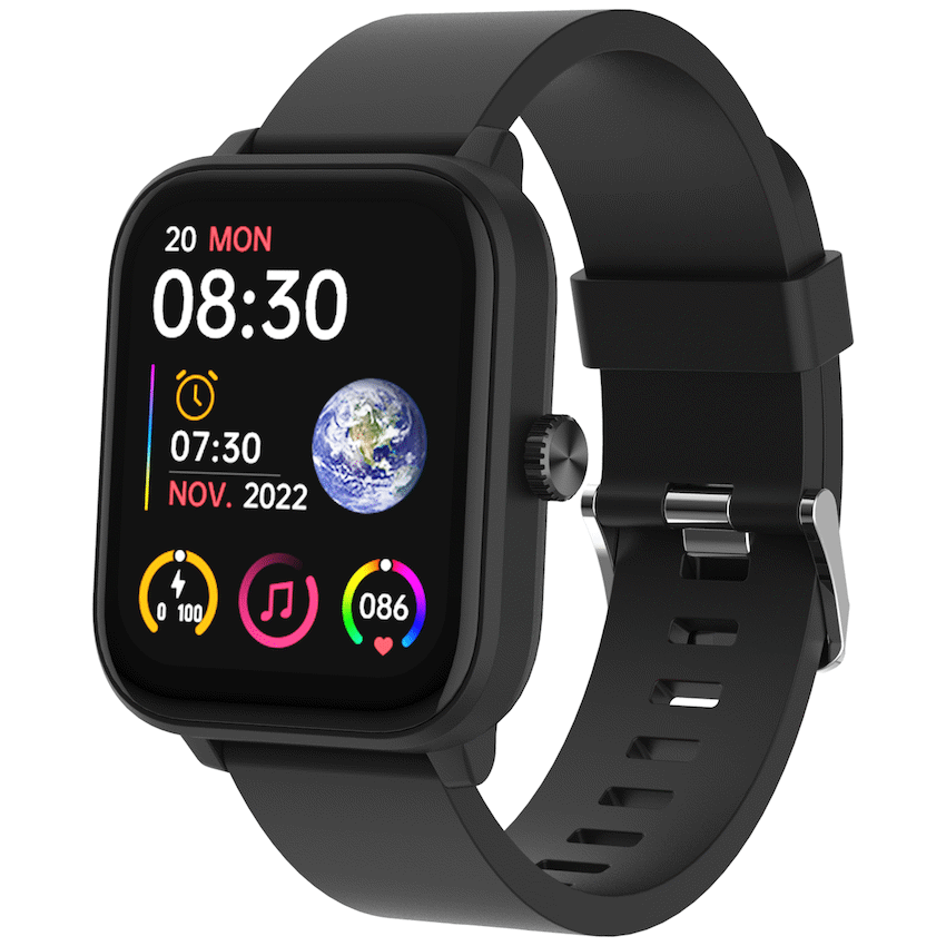 Volkano Stamina Series GPS Smartwatch - Black
