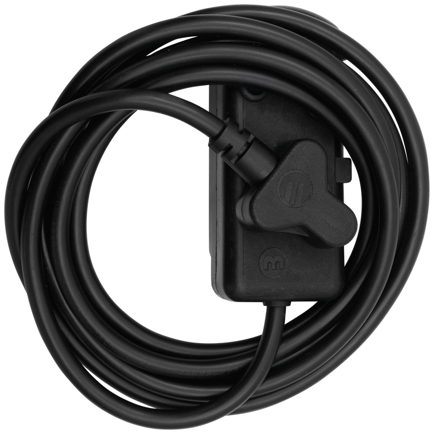 Ellies Side-by-Side Heavy-Duty Extension Lead - 3m - Black