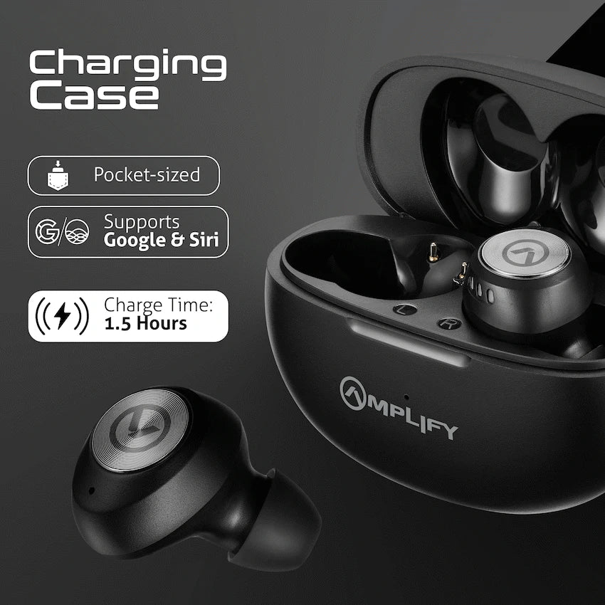 Amplify Zodiac 3 True Wireless Earphones - Black - Guards On Duty Shop & Security Guards