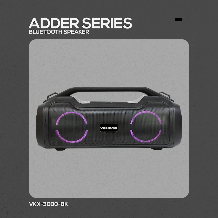 VolkanoX Adder Series Bluetooth Speaker - Black