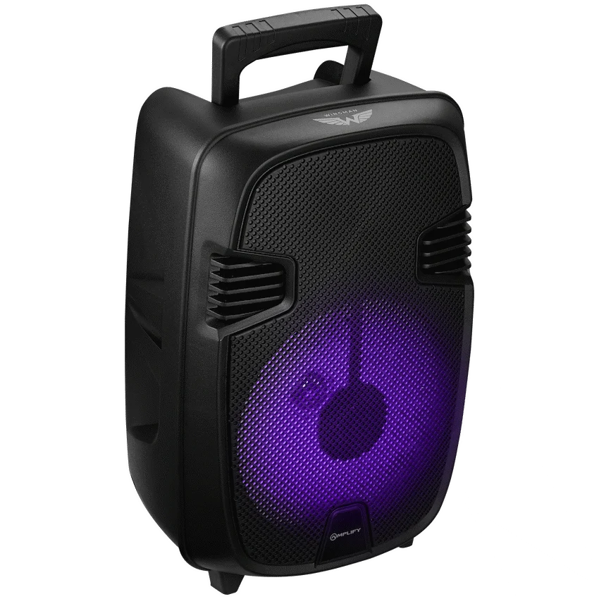 Amplify Wingman Series 8" Party Speaker with Microphone - Black