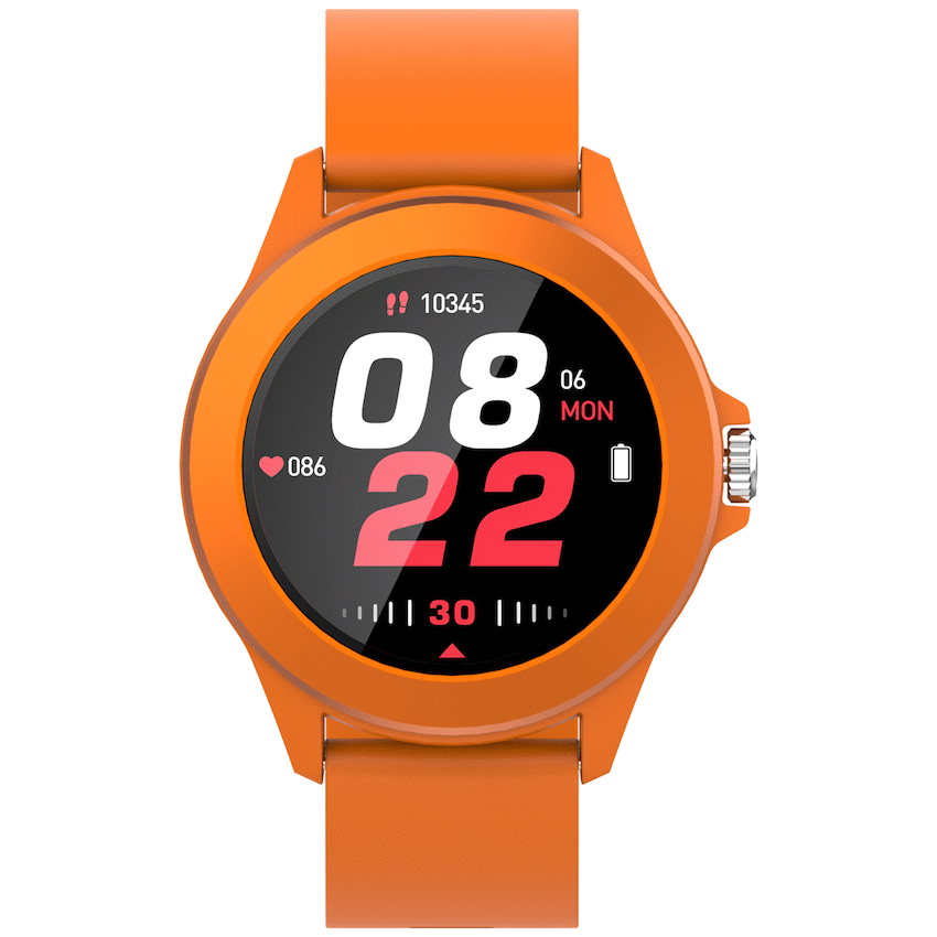Volkano Splash Series Round Smartwatch - Orange