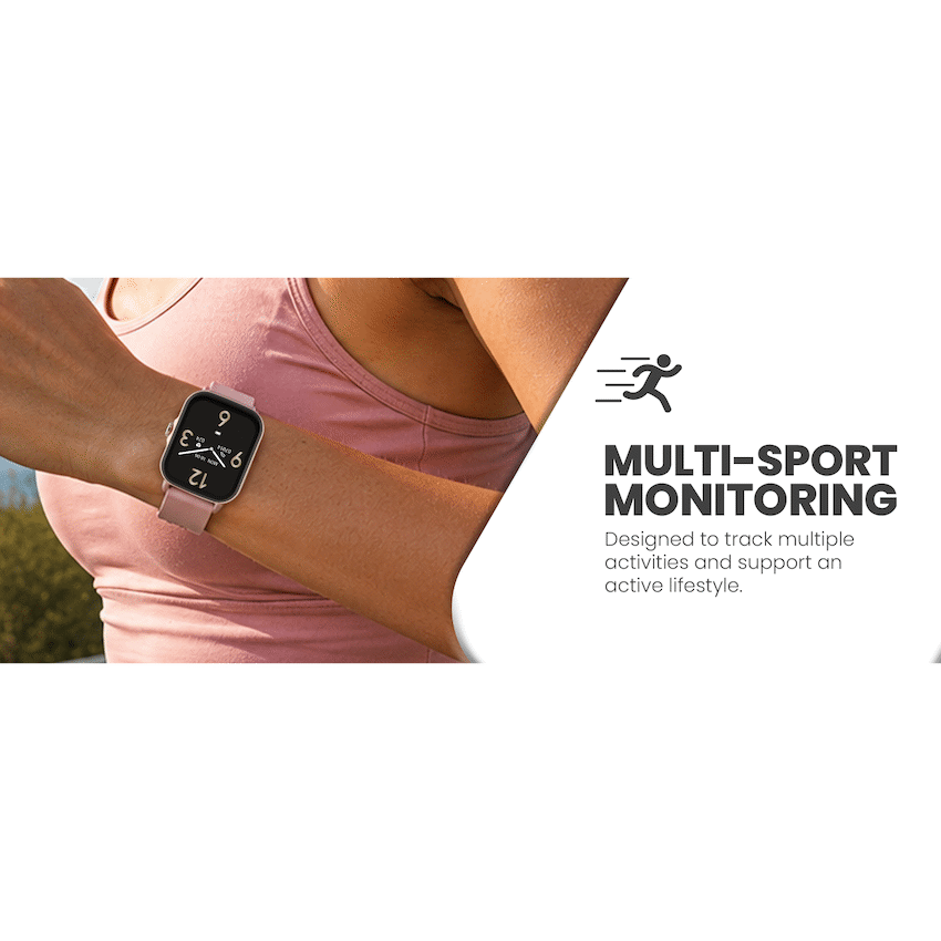 Volkano Active Tech Serene series Watch with heart rate monitor - Gold