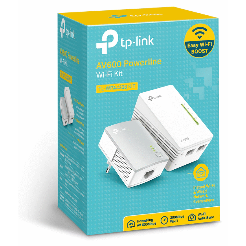 TL-WPA4220 KIT AV600 Powerline Wi-Fi Kit