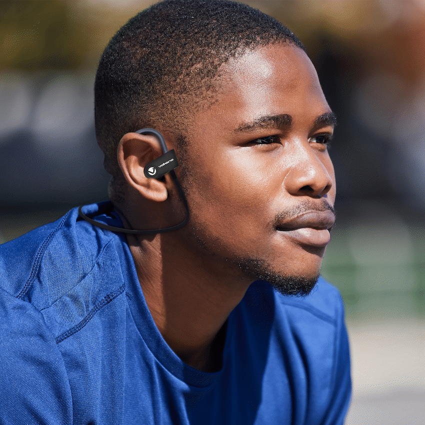 Volkano Race Series Bluetooth Sport Earhook Earphones - Black