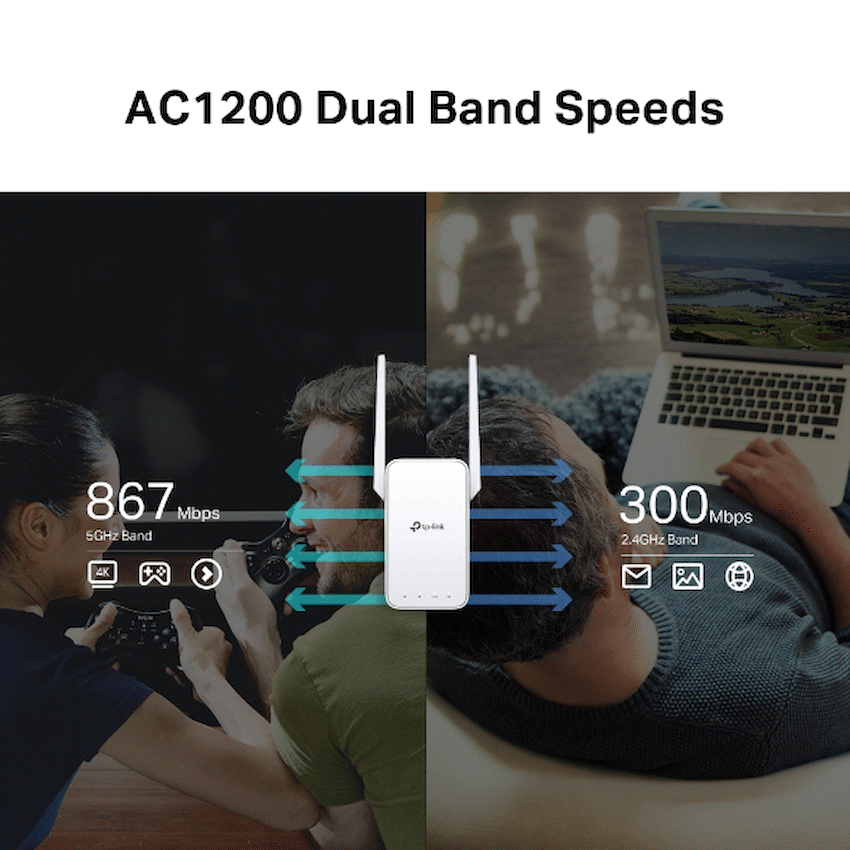RE315 AC1200 Wi-Fi Range Extender