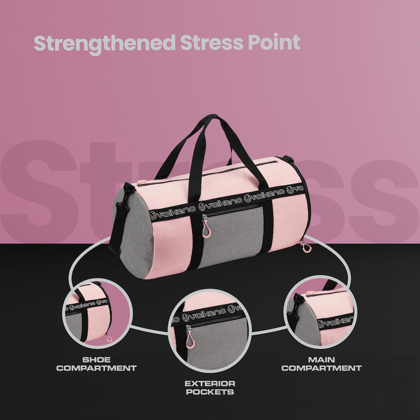 Volkano Image 45l Duffle - Pink