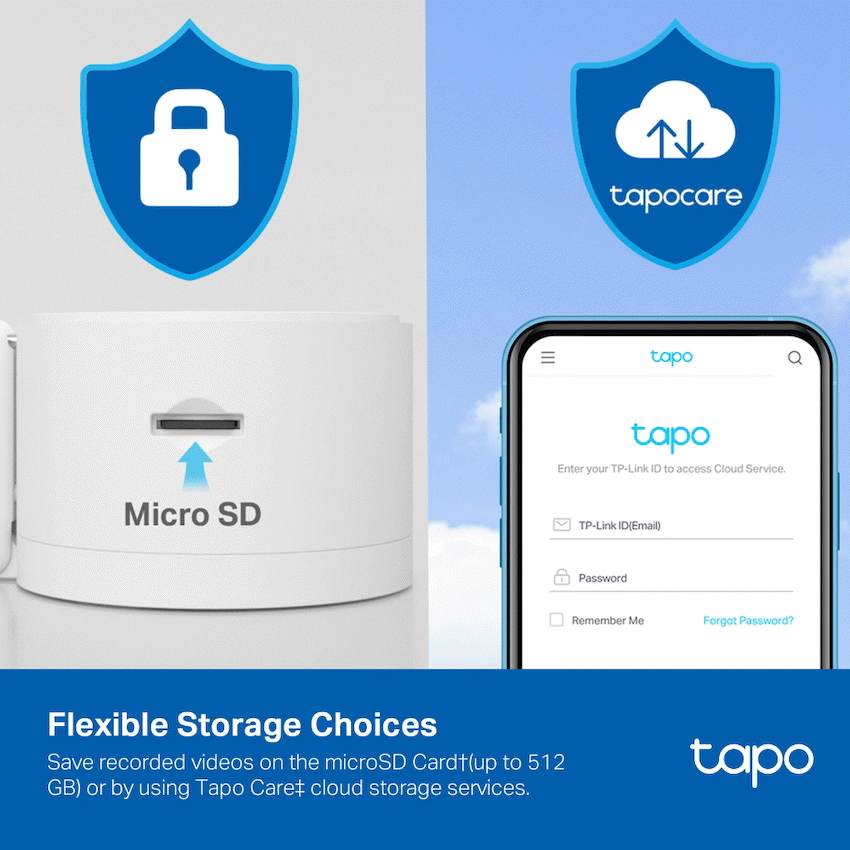 Tapo TP-Link Tapo C125 4MP 2K QHD Ai Home Security WiFi Camera