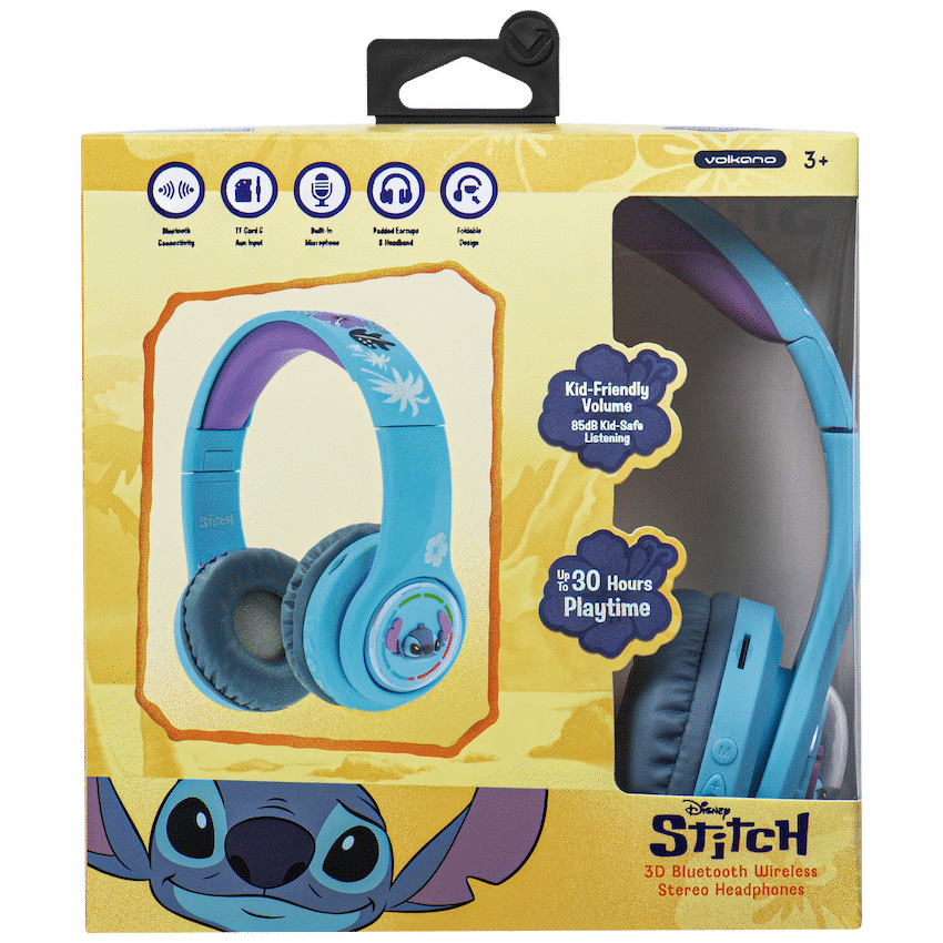 Disney Stitch 3D Bluetooth Headphones - Guards On Duty Shop & Security Guards