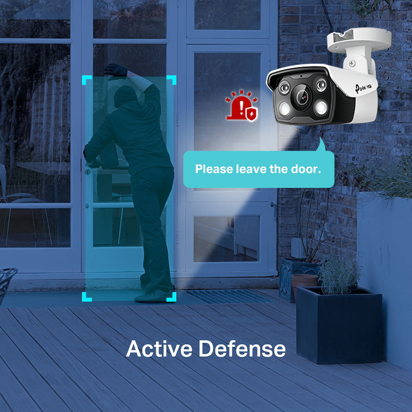 TP-Link Vigi C340 4MP 4mm Outdoor Full-Color Bullet Network Camera