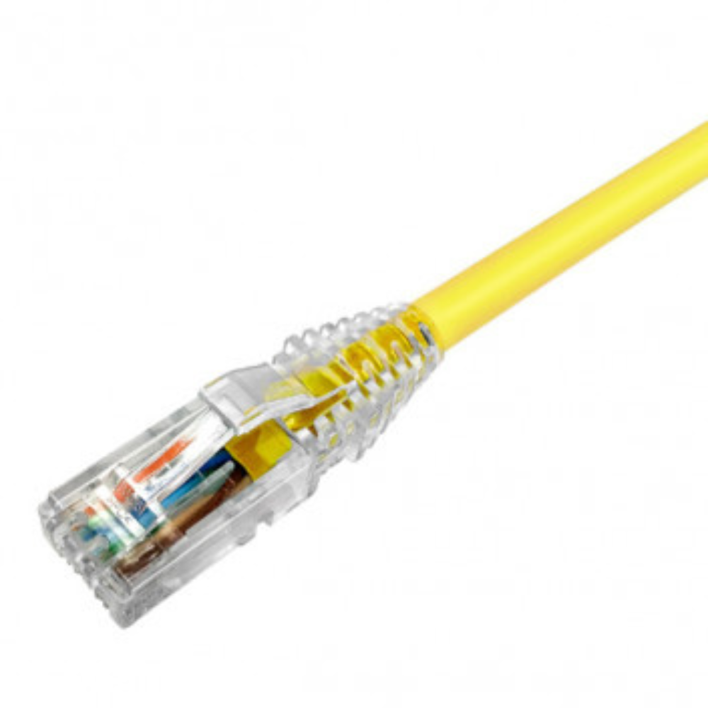 Datanet CAT6 BC Patch Lead 50U 3M Yellow Cable