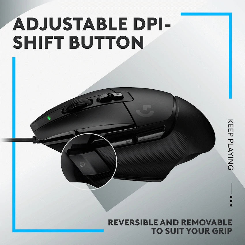 Logitech(R) G502 X Gaming Mouse - Black