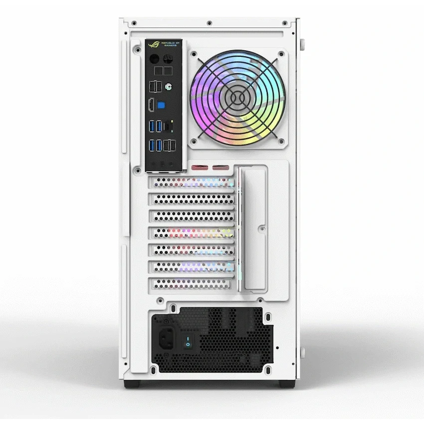 darkFlash Computer Case DK260 Air White (with 4 ARGB Fans) - Guards On Duty Shop & Security Guards