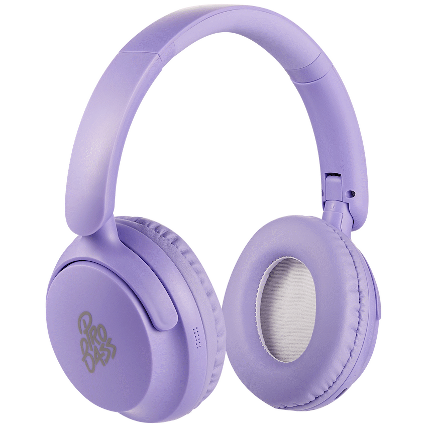 Pro Bass Pixel Bluetooth Wireless Headphones - Purple
