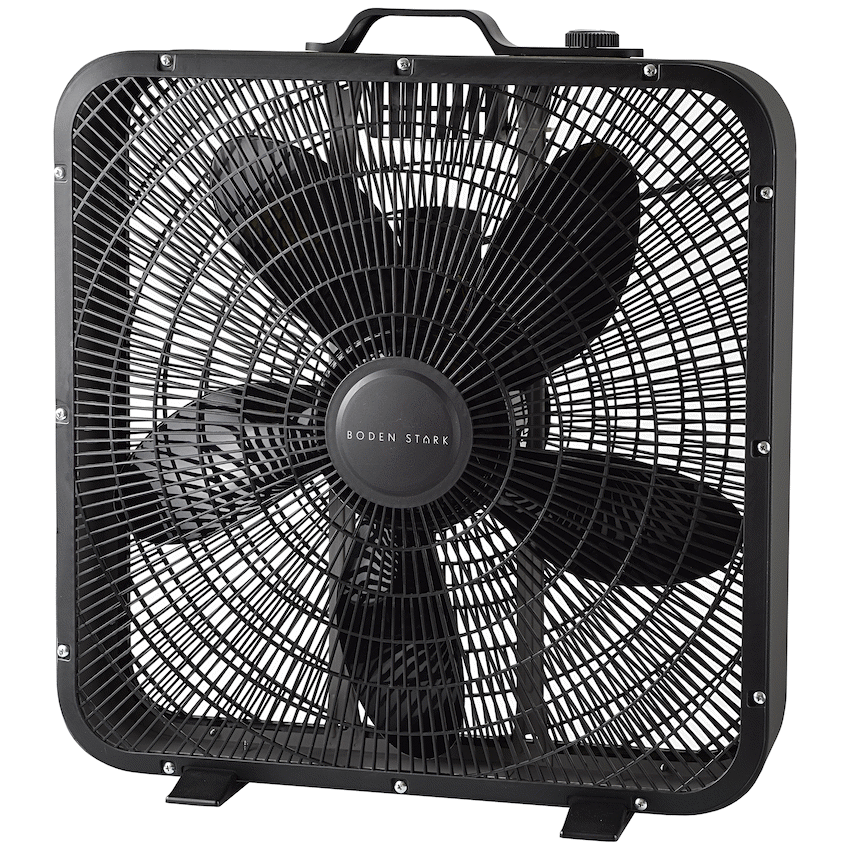 Boden Stark 50cm Box Fan - Black - Guards On Duty Shop & Security Guards