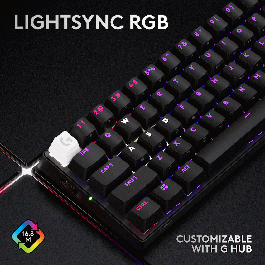 Logitech(R) G PRO X 60 Lightspeed Gaming Keyboard - Black - Guards On Duty Shop & Security Guards