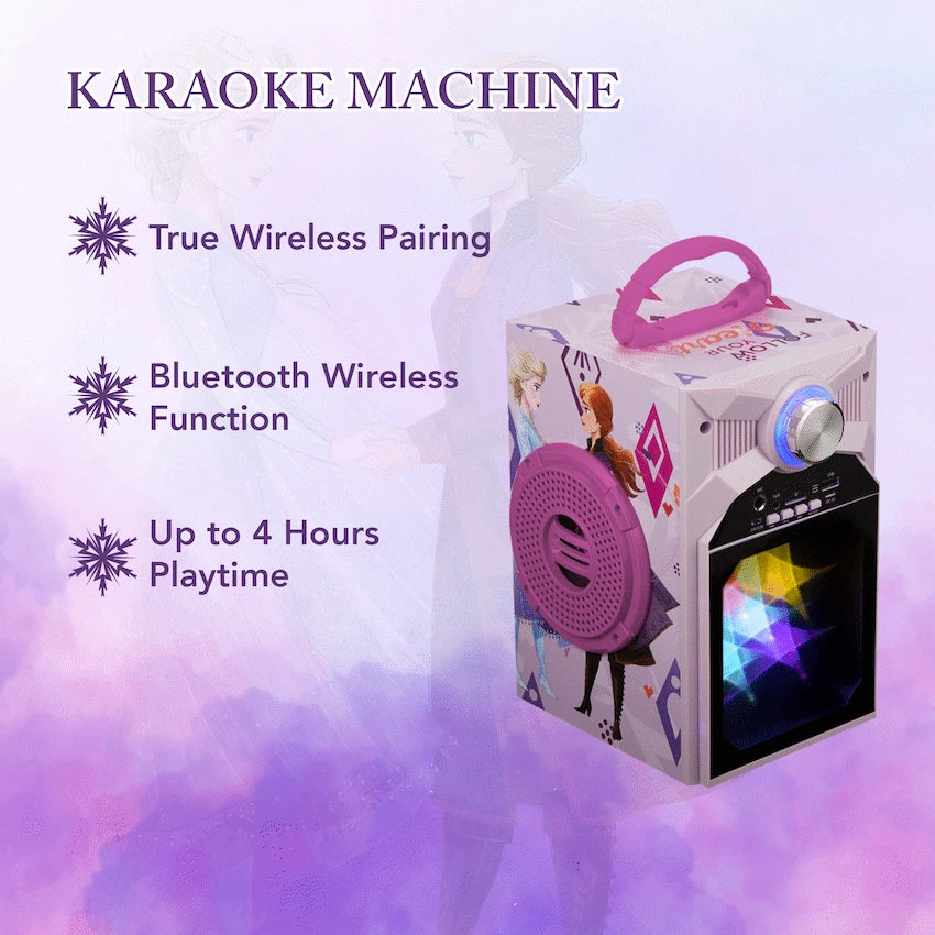 Disney Frozen Classic LED Stars Karaoke Machine with Microphone - Guards On Duty Shop & Security Guards