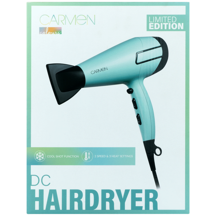 Carmen Colours 2200w DC Hairdryer