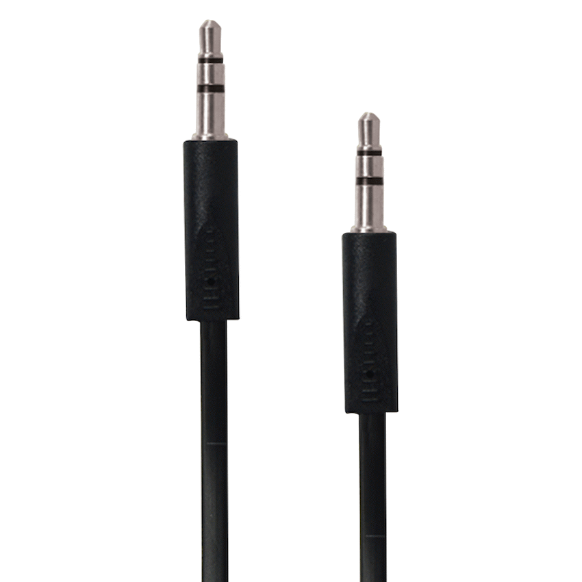 Bounce Cord Series AUX Cable - Black - Guards On Duty Shop & Security Guards