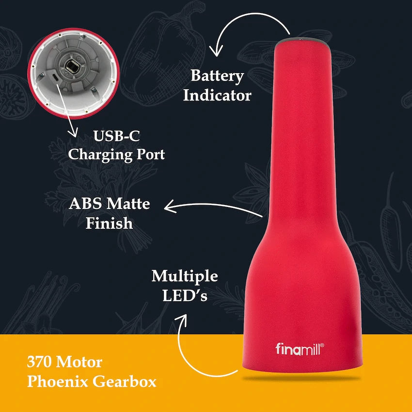 Finamill Rechargeable Grinder - Sangria