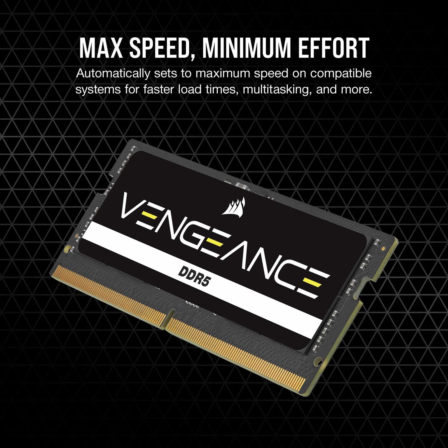 Corsair Vengeance® Series 16GB (1x16GB) DDR5 SODIMM 5600 CL48-48-48-90 1.1V