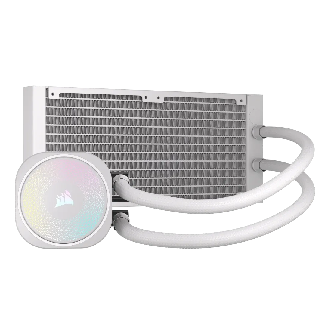 Corsair NAUTILUS 240 ARGB White; 240mm Radiator; Liquid CPU Cooler; Intel® LGA 1851/1700; AMD® AM5/AM4