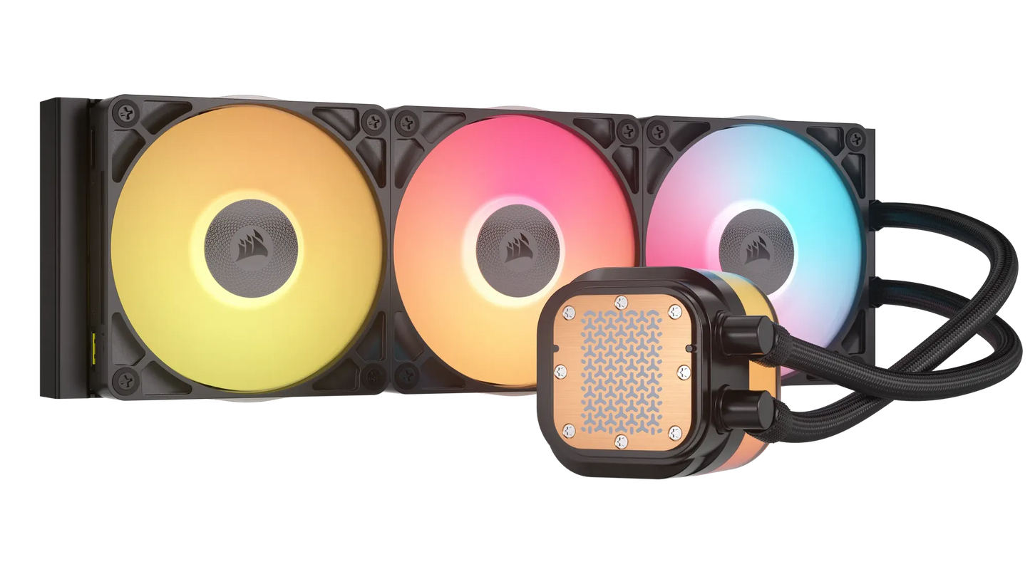 Corsair iCUE LINK TITAN 240 RX LCD Liquid CPU Cooler – RX120 RGB Fans – Fits Intel® LGA 1851/1700; AMD® AM5/AM4.
