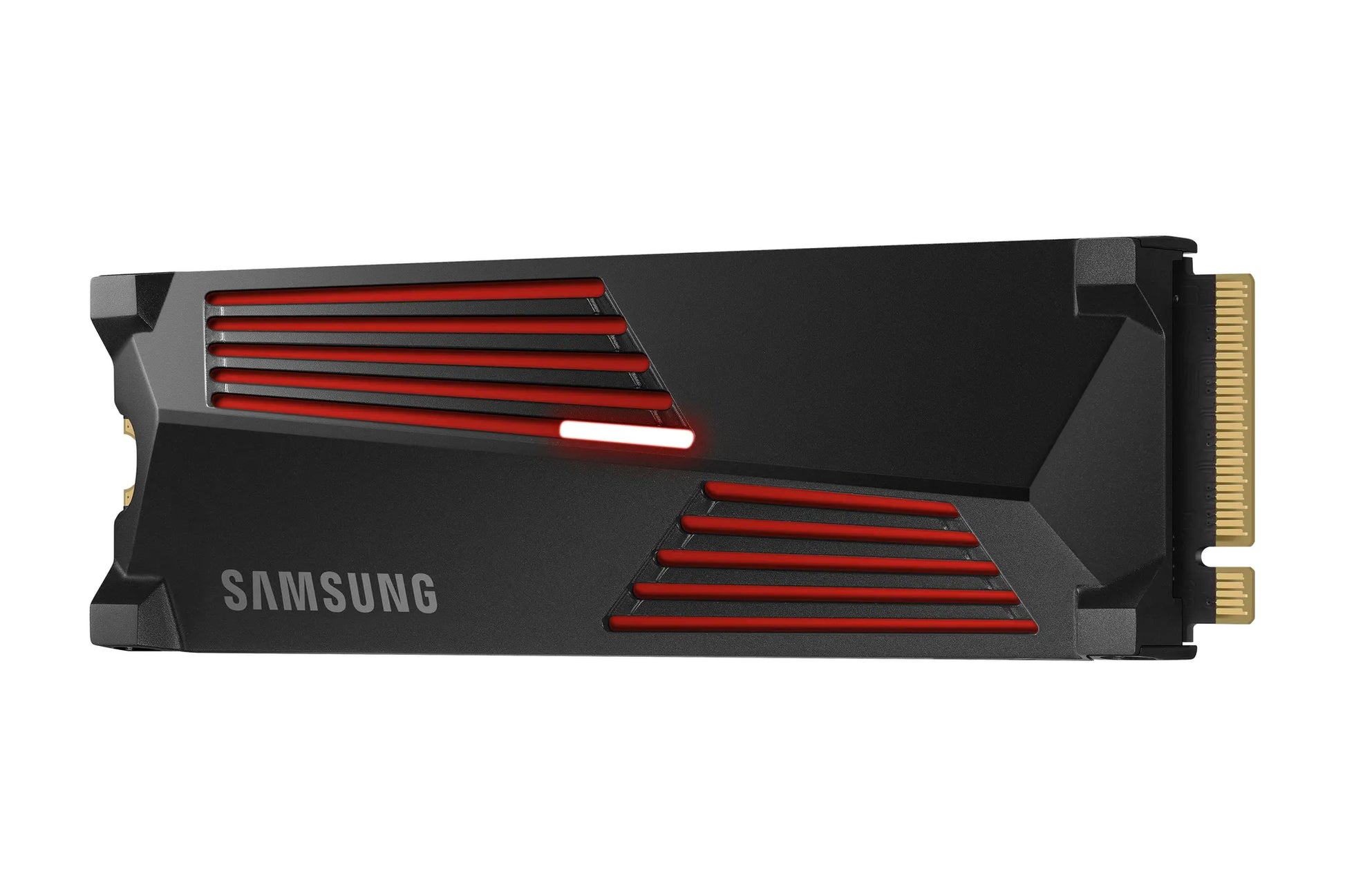 SAMSUNG 990 PRO 4 TB NVME SSD W/HEATSINK - READ SPEED UP TO 7450 MB/S, WRITE SPEED TO UP 6900 MB/S, RANDOM READ UP TO 1400000 IOPS, RANDOM WRITE UP TO 1550000 IOPS, PCIE 4.0 X4, NVME 2.0, V-NAND 3BIT MLC; IN-HOUSE CONTROLLER, 2GB LOW POWER DDR4, 2400TBW 5 - Guards On Duty Shop & Security Guards