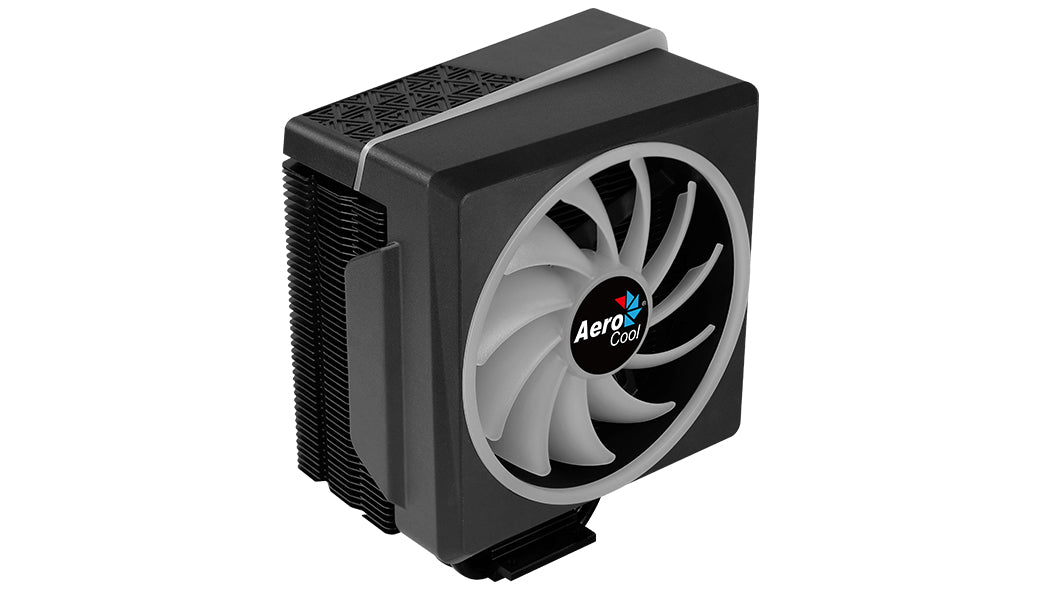 Aerocool Cylon 4F ARGB CPU Air Cooler - Aluminum - (TDP) up to 145W - LGA 1700/1200/115X AM4/AM5.