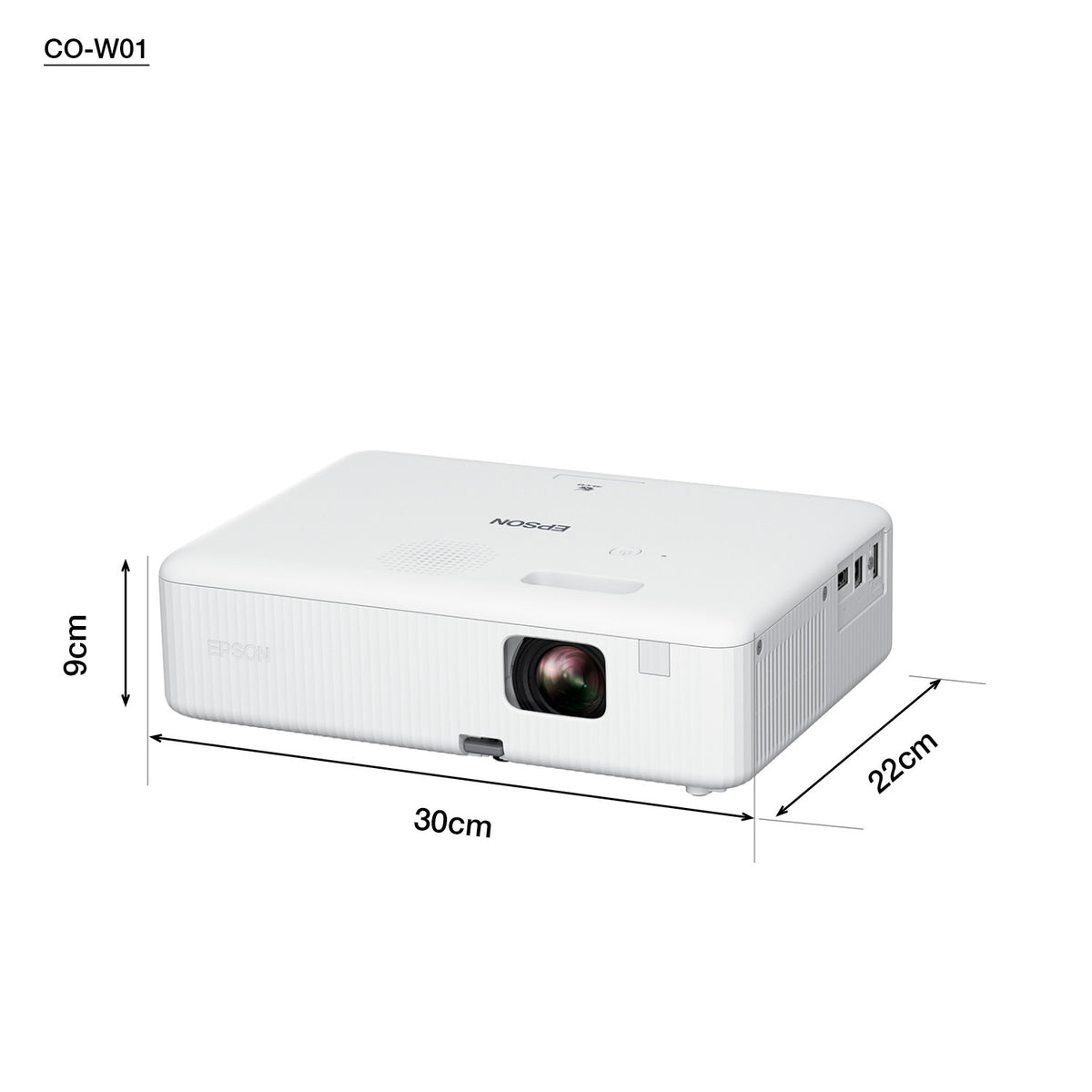 Epson CO-W01 - WXGA; Home Office; TV & Box Sets; 3000 Lumens; HDMI; USB