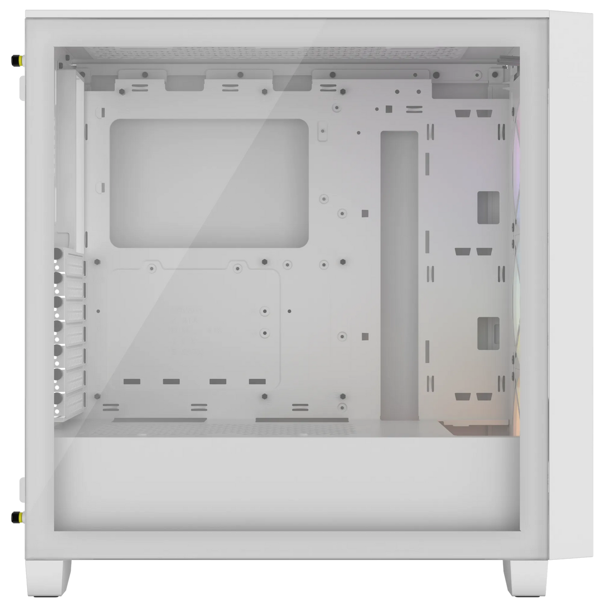 3000D RGB AIRFLOW White Mid-Tower PC Case; 2x 3.5'' | 2x 2.5'' Drive Bays; Up to 360mm Radiator compatible; 3x 120mm fan incl