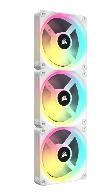 Corsair iCUE LINK QX120 RGB 120mm PWM Fans Starter Kit - White