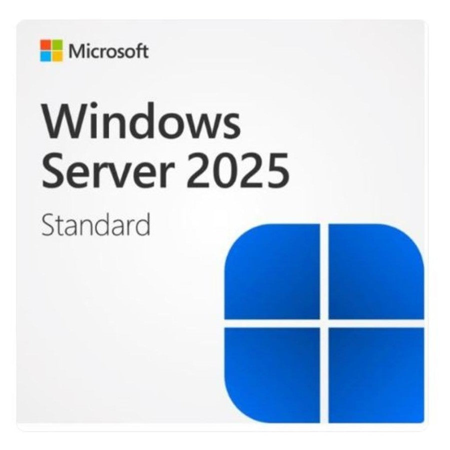Windows Server Standard 2025 64Bit Eng 1PK DSP DVD 16 Core - Guards On Duty Shop & Security Guards