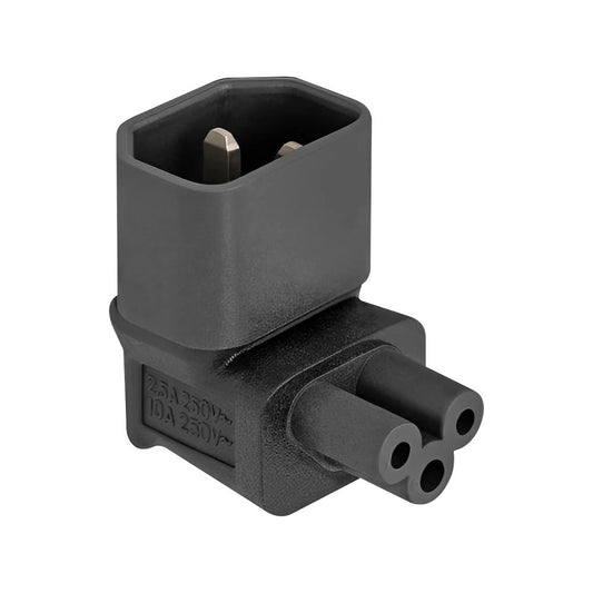 Delock 80471 Iec Adapter C14 to C5 Male/female 90° 2.5a — Delock | Guards on Duty Shop