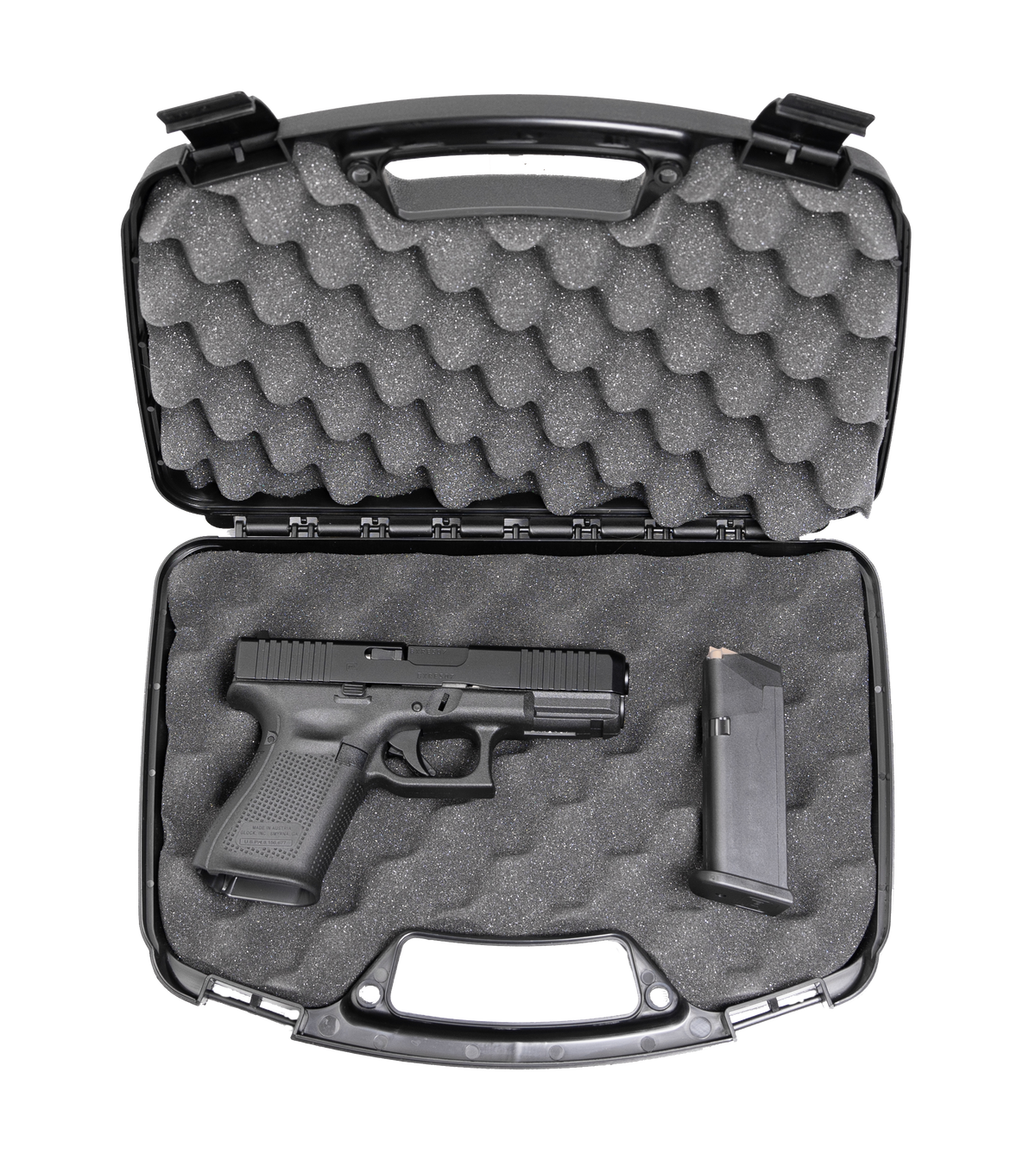 MTM HANDGUN CASE 1 GUN (UP TO 6) BLACK — MTM-807-40
