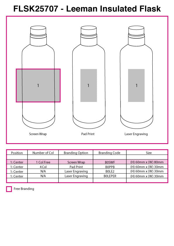 Leeman Insulated Flask